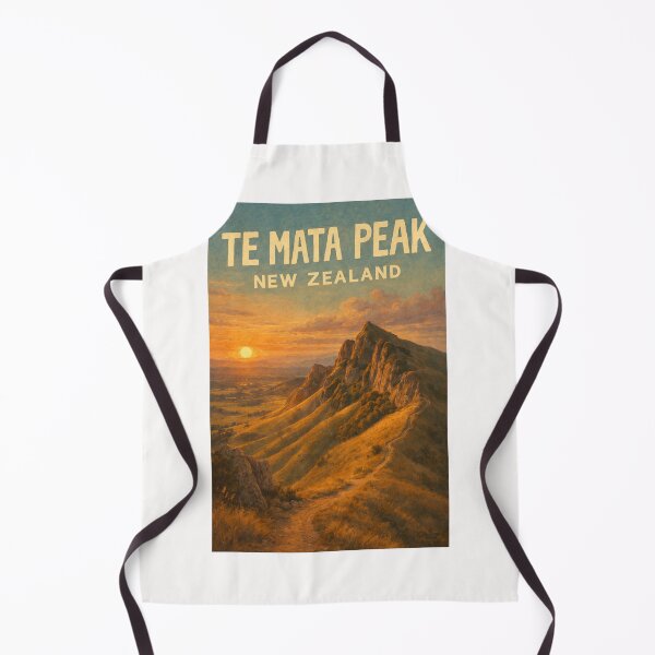 Item preview, Te Mata Peak Sunset View with Rolling Hills and Golden Landscape in Hawke’s Bay Region, New Zealand designed and sold by Places On Earth.