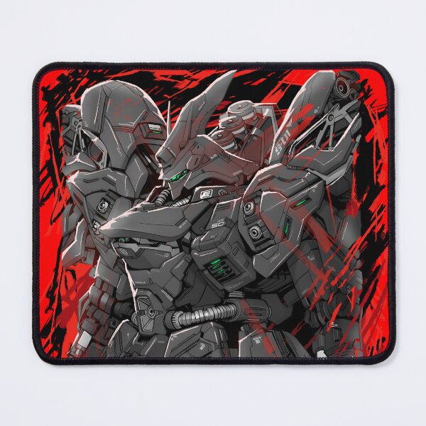 Item preview, black white MSN-04 Sazabi ZAKU char aznable GUNDAM RED COMET vector art designed and sold by sabartgunpla.