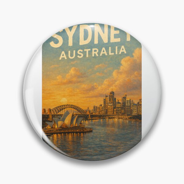Item preview, Sydney Harbour View at Sunset with Opera House, Harbour Bridge, and CBD Skyline in New South Wales, Australia designed and sold by Aryabek.