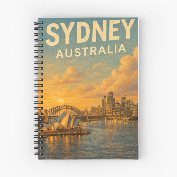 Item preview, Sydney Harbour View at Sunset with Opera House, Harbour Bridge, and CBD Skyline in New South Wales, Australia designed and sold by Aryabek.
