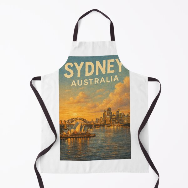 Item preview, Sydney Harbour View at Sunset with Opera House, Harbour Bridge, and CBD Skyline in New South Wales, Australia designed and sold by Aryabek.