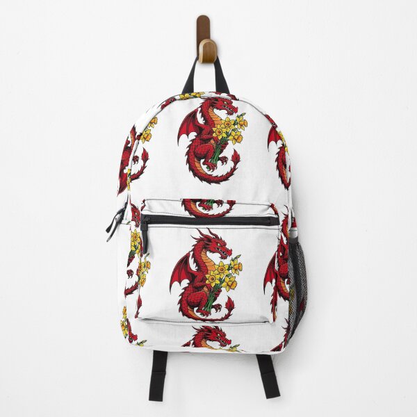 Item preview, Red Dragon Holding A Bouquet Of Daffodils 2 designed and sold by taiche.