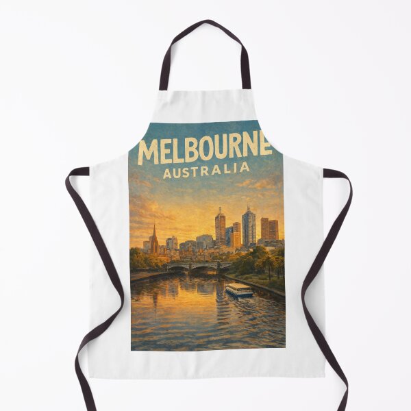 Item preview, Melbourne City Sunset with Yarra River, Princes Bridge, and Central Skyline in Victoria, Australia designed and sold by Aryabek.