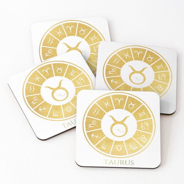 Item preview, Taurus Zodiac Sign - Gold Minimalist Astrology Symbol designed and sold by VelaStudioCo.