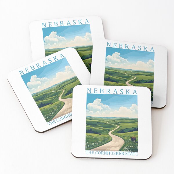 Item preview, Nebraska Prairie Landscape Vintage Travel Poster – The Cornhusker State Scenic Wall Art designed and sold by GiftsCreek.
