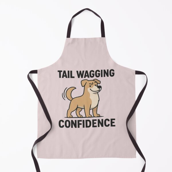 Item preview, Tail Wagging Confidence Funny Dog Motivational Design designed and sold by OwnYourMood.