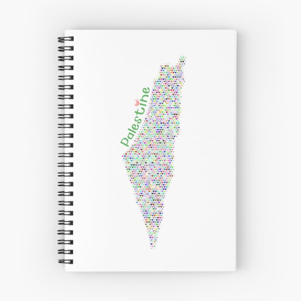 Item preview, Palestine Heart Map designed and sold by KulshiApparels.