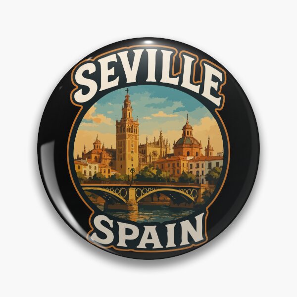 Item preview, Seville Spain Retro Vintage Travel designed and sold by TomFrontierArt.