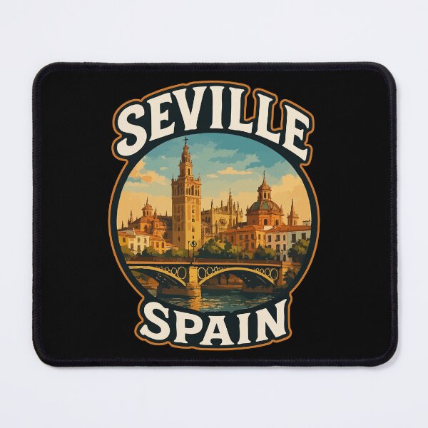 Item preview, Seville Spain Retro Vintage Travel designed and sold by TomFrontierArt.