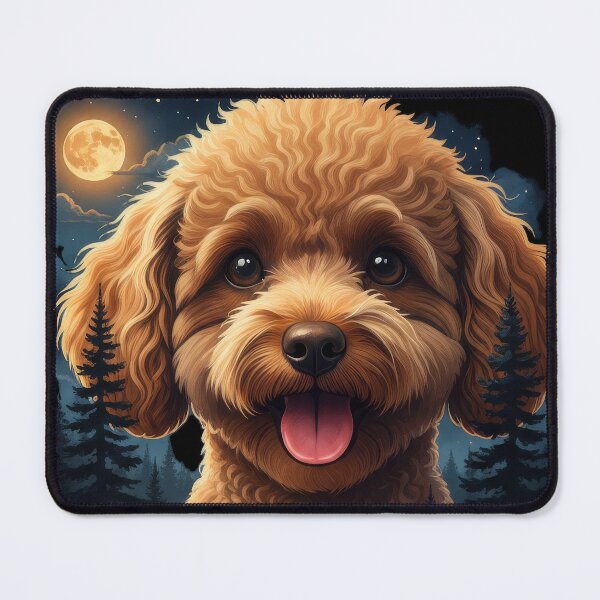 Item preview, Vintage 90S Poodle Howling At The Moon designed and sold by Stotee.