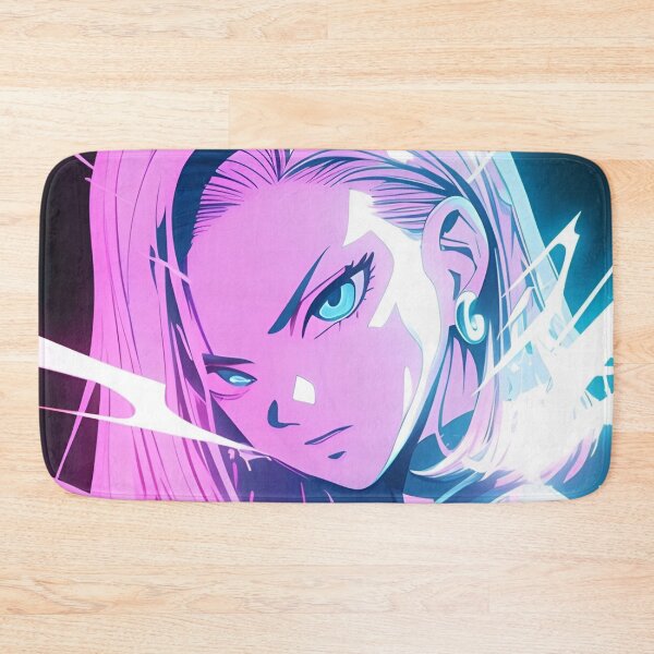 Item preview, Neon Cyber Anime Girl with Electric Energy Glow designed and sold by Dyan4.