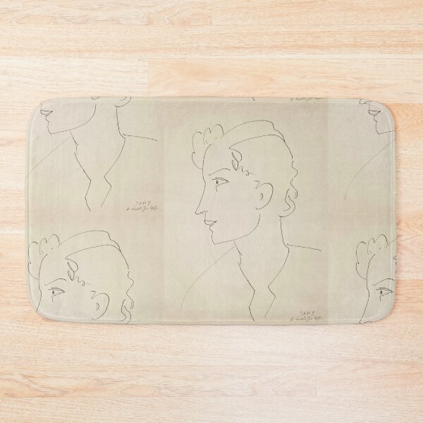Item preview, Jaky by Henri Matisse: Minimalist Line Portrait Fine Art Print designed and sold by artofuniverse.