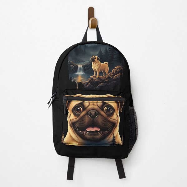 Item preview, Vintage 90S Pug Howling At The Moon designed and sold by Stotee.