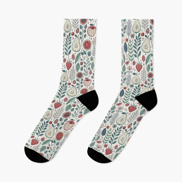 Item preview, Nordic Fruit Folk Symbols | Scandinavian Summer Design designed and sold by Shuga-Design.