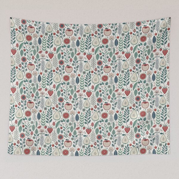 Item preview, Nordic Fruit Folk Symbols | Scandinavian Summer Design designed and sold by Shuga-Design.