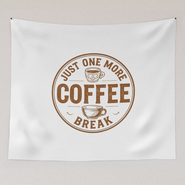 Item preview, Just One More Coffee Break – Workplace Humor Shirt designed and sold by KapiPrint.