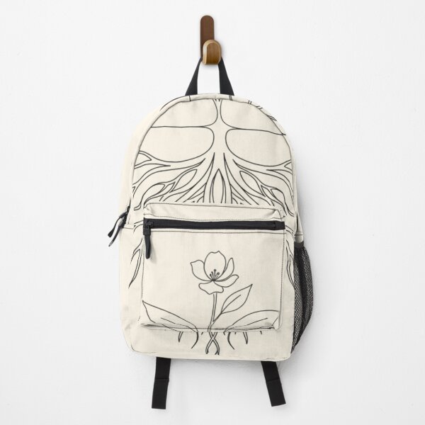 Item preview, Rooted Growth Botanical Design – Minimalist Flower and Roots Spiritual Illustration designed and sold by us-products.