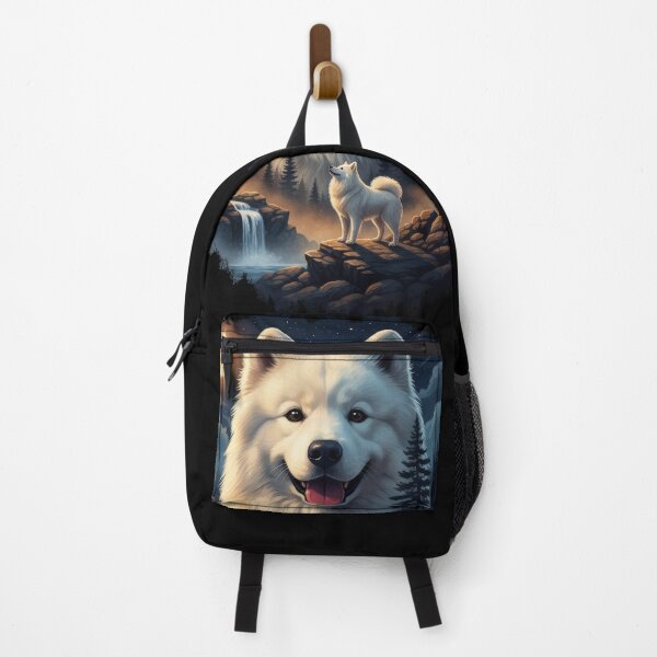 Item preview, Vintage 90S Samoyed Howling At The Moon designed and sold by Stotee.