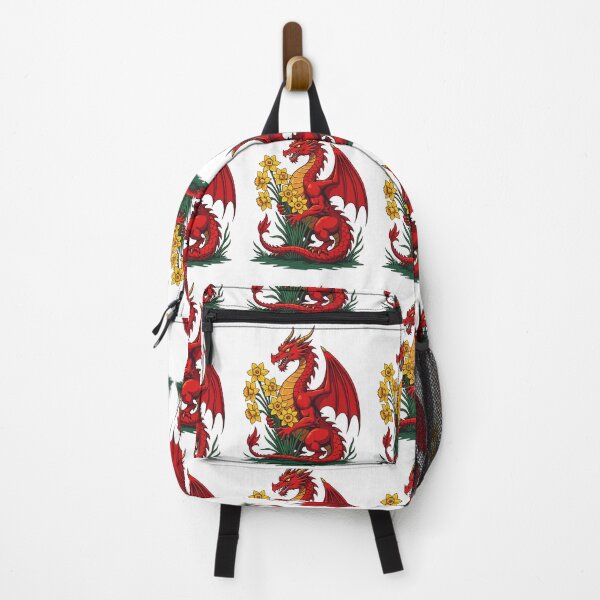 Item preview, Red Dragon Collecting Daffodils designed and sold by taiche.