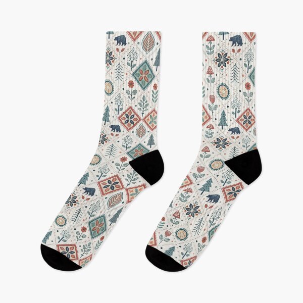 Item preview, Nordic Folk Pattern Motifs | Scandinavian Folk Geometry designed and sold by Shuga-Design.