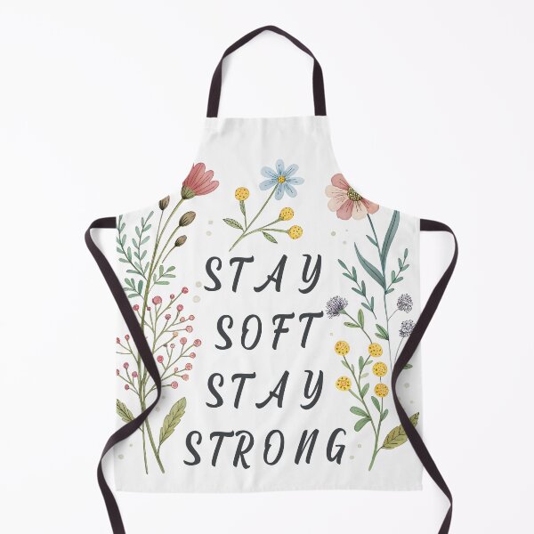 Item preview, Stay Soft Stay Strong – Watercolor Floral Wreath designed and sold by Angellacelin.