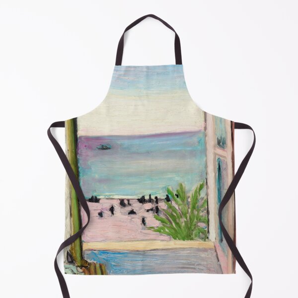 Item preview, La Fenetre Ouverte by Henri Matisse: Fauvist Coastal Window Poster designed and sold by artofuniverse.