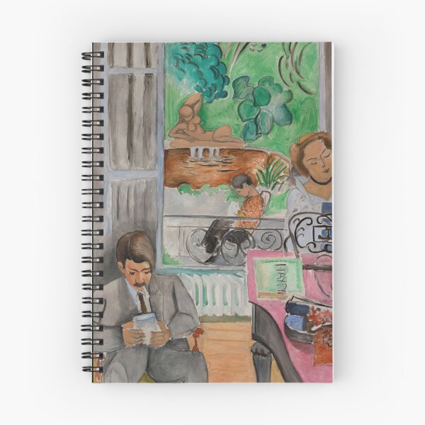 Item preview, La Lecon De Musique by Henri Matisse: Fauvist interior fine art print designed and sold by artofuniverse.