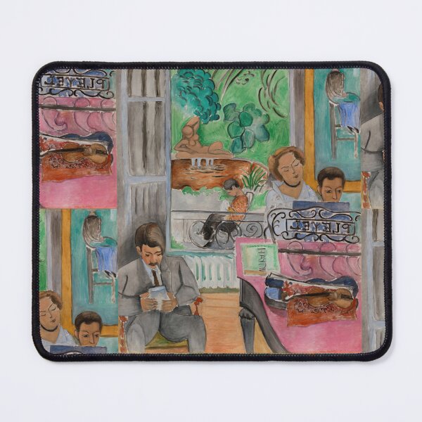 Item preview, La Lecon De Musique by Henri Matisse: Fauvist interior fine art print designed and sold by artofuniverse.