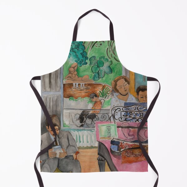 Item preview, La Lecon De Musique by Henri Matisse: Fauvist interior fine art print designed and sold by artofuniverse.