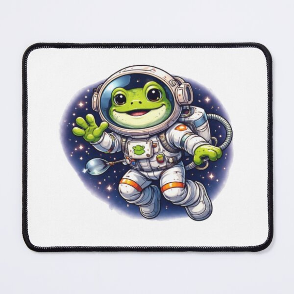 Item preview, Frog astronaut in space sticker designed and sold by FroggyOnly.