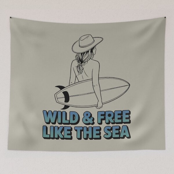 Item preview, Coastal Cowgirl - Western Surfboard - Retro Beach - Cowboy Hat - Summer Rodeo - Surfer Girl Aesthetic - Boho Western - Tropical Cowboy - Vintage Surf Style - Beach Life - Sunset Surf Club designed and sold by JansenGS.