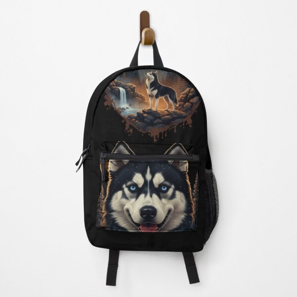 Item preview, Vintage 90S Siberian Husky Howling At The Moon designed and sold by Stotee.