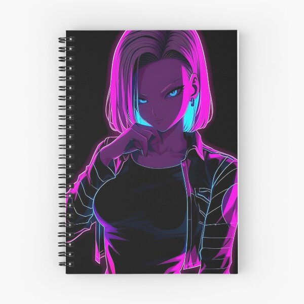 Item preview, Neon Cyberpunk Anime Girl – Futuristic Glow Portrait designed and sold by Dyan4.