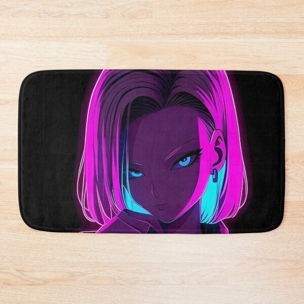 Item preview, Neon Cyberpunk Anime Girl – Futuristic Glow Portrait designed and sold by Dyan4.