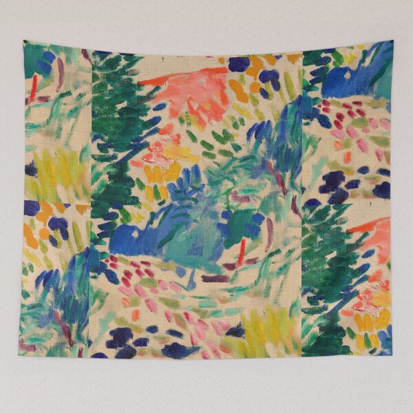 Item preview, Landscape at Collioure by Henri Matisse: Fauvist Landscape Fine Art Print designed and sold by artofuniverse.
