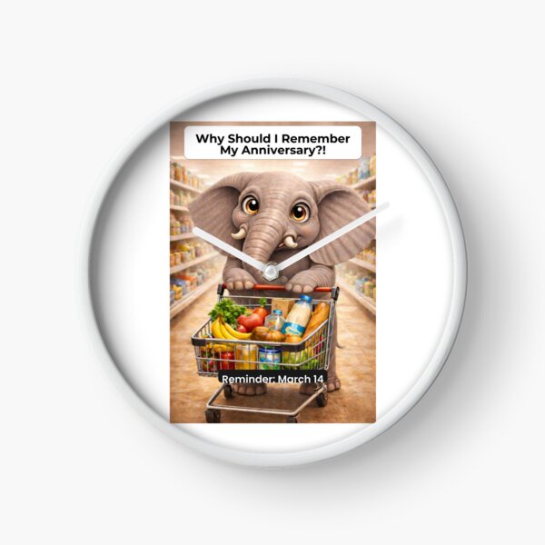Item preview, Elephant Joke – March 14 designed and sold by ariksworld.