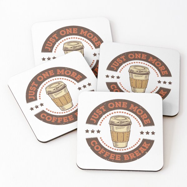 Item preview, Just One More Coffee Break – Workplace Humor Shirt designed and sold by KapiPrint.