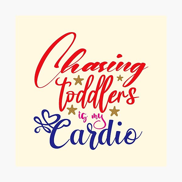 Item preview, Chasing Toddlers designed and sold by CharlottePlaceArt.