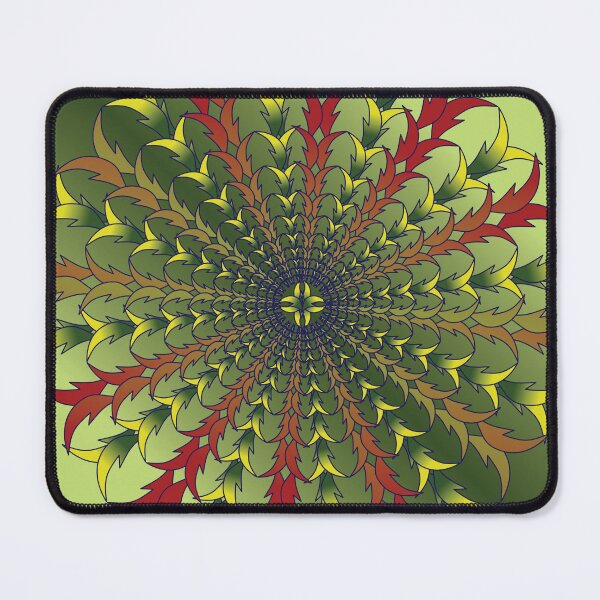 Item preview, Emerald Depth Botanical Mandala designed and sold by OIL Pattern Design .