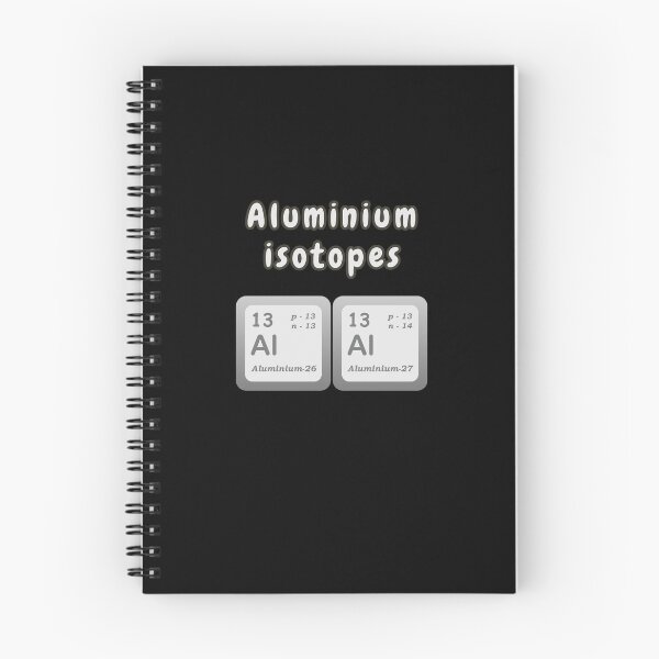 Item preview, Aluminium Isotopes Science Diagram 26Al & 27Al Chemistry Student Teacher Gift designed and sold by Surabhi Jain.