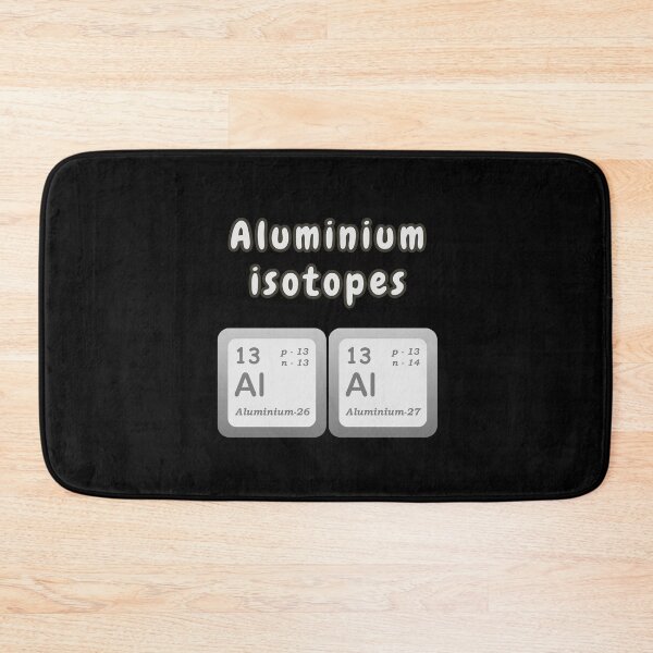 Item preview, Aluminium Isotopes Science Diagram 26Al & 27Al Chemistry Student Teacher Gift designed and sold by Surabhi Jain.