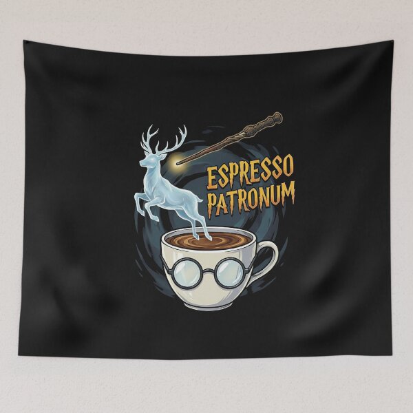 Item preview, Espresso Patronum Coffee Wizard designed and sold by AdyKurniawan.