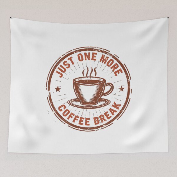 Item preview, Just One More Coffee Break – Workplace Humor Shirt designed and sold by KapiPrint.
