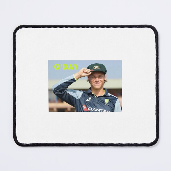 Item preview, Cooper Connolly says G’day in his baggy green designed and sold by CooperConnolly.