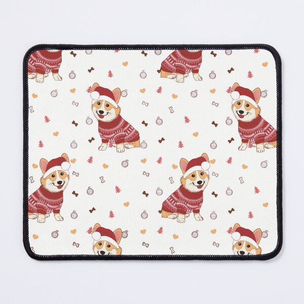 Item preview, Cute Christmas Corgi Pattern – Cozy Holiday Dog Illustration designed and sold by svitlaarty.