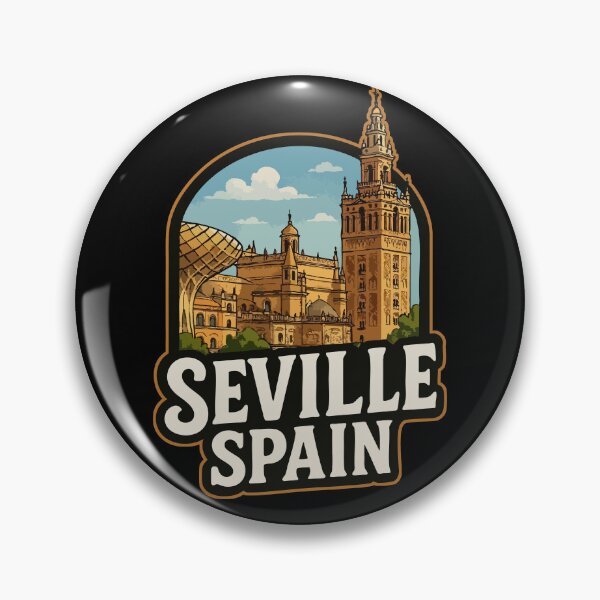 Item preview, Seville Spain Vintage Travel designed and sold by TomFrontierArt.