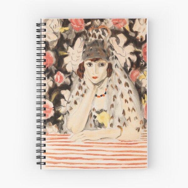 Item preview, Lespagnole a La Mantille by Henri Matisse: Fauvist floral portrait poster designed and sold by artofuniverse.