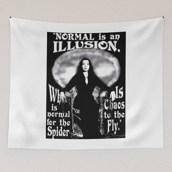 Item preview, Morticia Addams Normal Is An Illusion designed and sold by Torey12345.