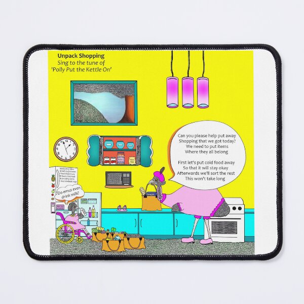 Item preview, Unpack Shopping - Polly Put the Kettle On designed and sold by tuneinwithamy.