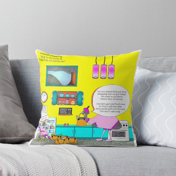 Item preview, Unpack Shopping - Polly Put the Kettle On designed and sold by tuneinwithamy.